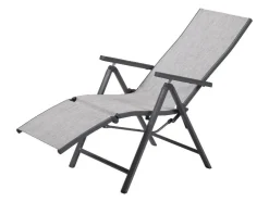 Sillón de relax de aluminio »Houston«, 58 x 110 x 80 cm.