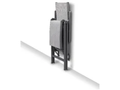 Sillón de relax de aluminio »Houston«, 58 x 110 x 80 cm.