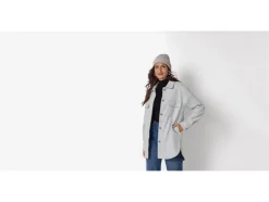 Sobrecamisa de felpa para mujer