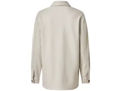 Sobrecamisa de felpa para mujer