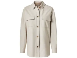 Sobrecamisa de felpa para mujer