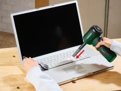 Soplador universal a batería de 12V »PAUKGB A1«, con función de aspiración, batería integrada y puerto de carga USB-C.