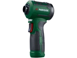 Soplador universal a batería de 12V »PAUKGB A1«, con función de aspiración, batería integrada y puerto de carga USB-C.