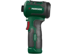 Soplador universal a batería de 12V »PAUKGB A1«, con función de aspiración, batería integrada y puerto de carga USB-C.
