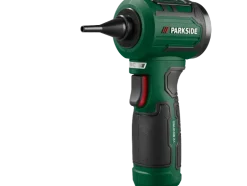 Soplador universal a batería de 12V »PAUKGB A1«, con función de aspiración, batería integrada y puerto de carga USB-C.