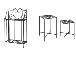 Soporte para plantas de metal
