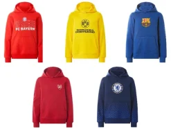 Sudadera con capucha de licencia clubes de fútbol para niños