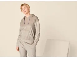 Sudadera de felpa con capucha para mujer