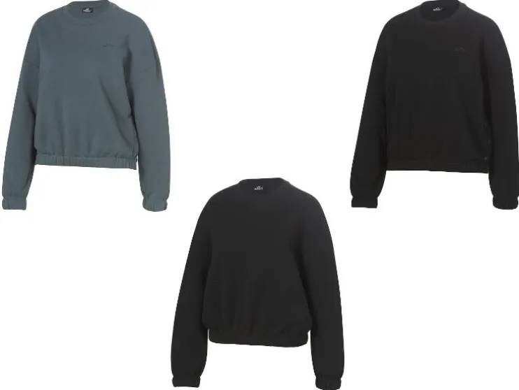 Sudadera de felpa para mujer con tecnología HeiQ Mint.