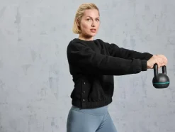 Sudadera de felpa para mujer con tecnología HeiQ Mint.