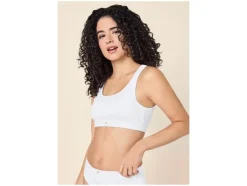 Sujetador de doble acanalado para mujer