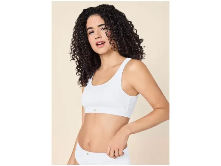 Sujetador de doble acanalado para mujer