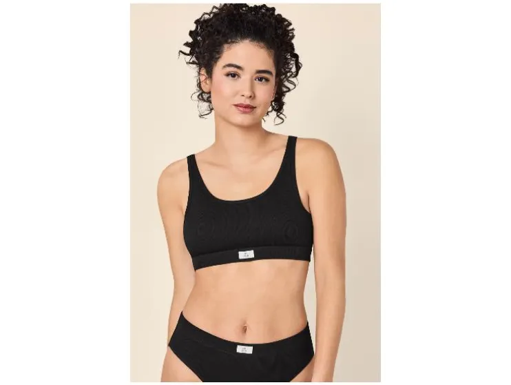 Sujetador de doble acanalado para mujer