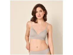 Sujetador suave de canalé para mujer