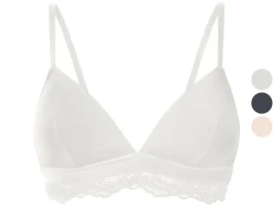 Sujetador suave de mujer con encaje
