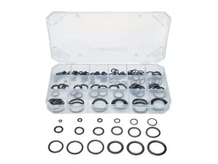 Surtido de ganchos y ojillas / tubos termorretráctiles / remaches ciegos / anillos de junta / abrazaderas para manguera / abrazaderas para manguera con cabeza de mariposa.
