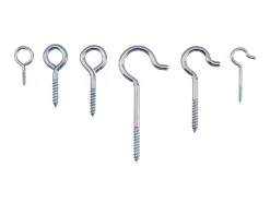 Surtido de ganchos y ojillas / tubos termorretráctiles / remaches ciegos / anillos de junta / abrazaderas para manguera / abrazaderas para manguera con cabeza de mariposa.