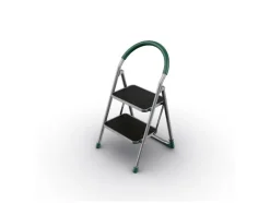 Taburete plegable, 2 peldaños.
