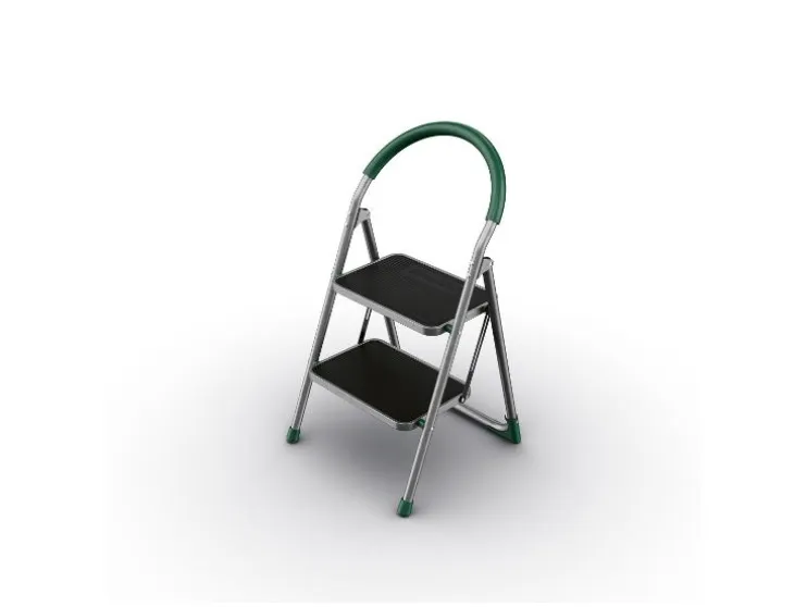 Taburete plegable, 2 peldaños.