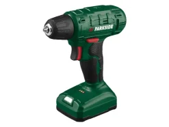 Taladro atornillador con acumulador de 12 V PBSAE 12 A1, con batería y cable de carga USB-C.