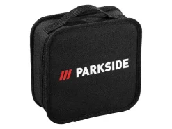Taladro atornillador con acumulador de 12 V PBSAE 12 A1, con batería y cable de carga USB-C.
