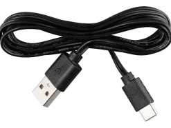 Taladro atornillador con acumulador de 12 V PBSAE 12 A1, con batería y cable de carga USB-C.