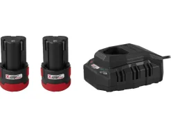Taladro atornillador con batería de 12 V, juego de inicio »PBSPA 12 E4«, con baterías y cargador.
