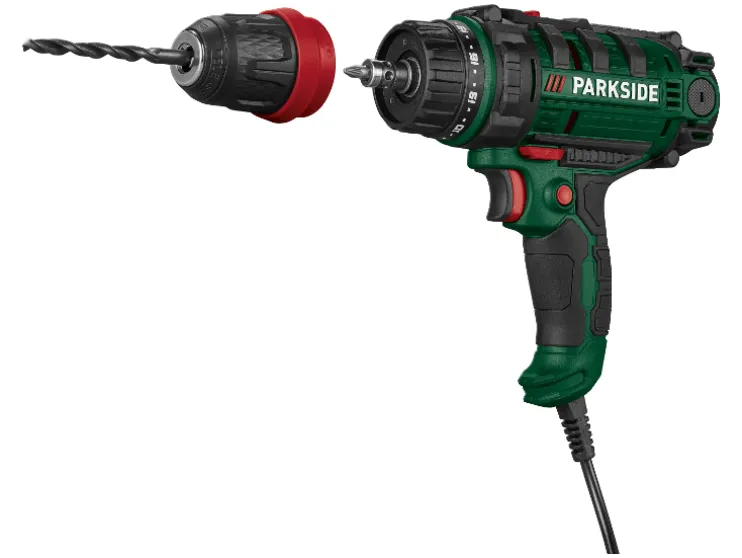 Taladro atornillador de red de 2 velocidades »PNS 300 B3«, empuñadura Softgrip