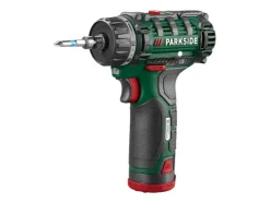 Taladro atornillador recargable de 12 V »PBSA 12 F5«, con batería y cargador.