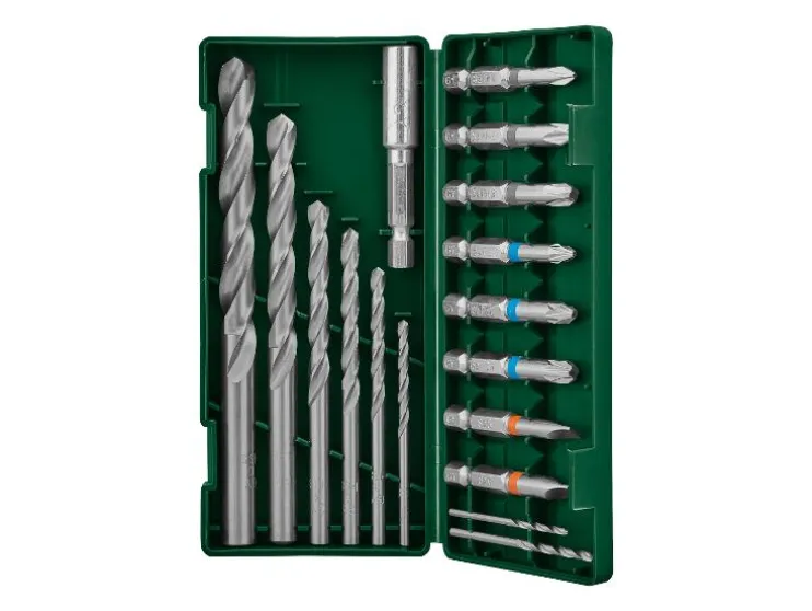 Taladro atornillador recargable de 20 V »PABS 20-Li G8«, con batería y cargador.
