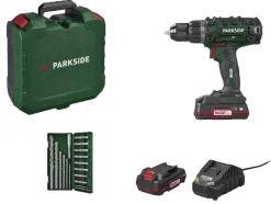 Taladro atornillador recargable de 20 V »PABS 20-Li G8«, con batería y cargador.