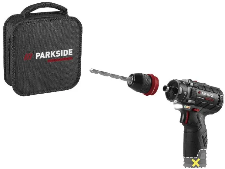 Taladro atornillador recargable de 12 V
