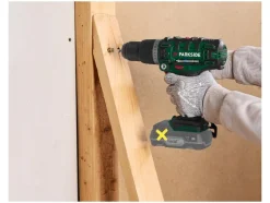 Taladro destornillador de percusión recargable de 20 V »PSBSA 20-Li E4«, sin batería ni cargador.