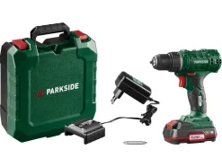 Taladro destornillador recargable de 20 V »PBSSA 20-Li A1« con batería y cargador.