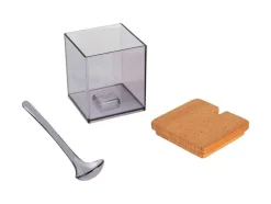 Tarro de especias con cuchara