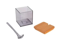 Tarro de especias con cuchara