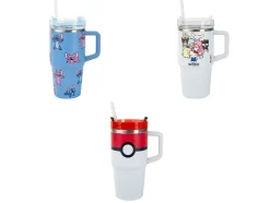 Taza de viaje »Stitch / Hello Kitty / Pokémon«
