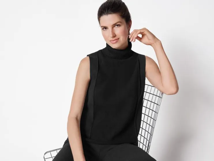 Top de loungewear de mujer con algodón