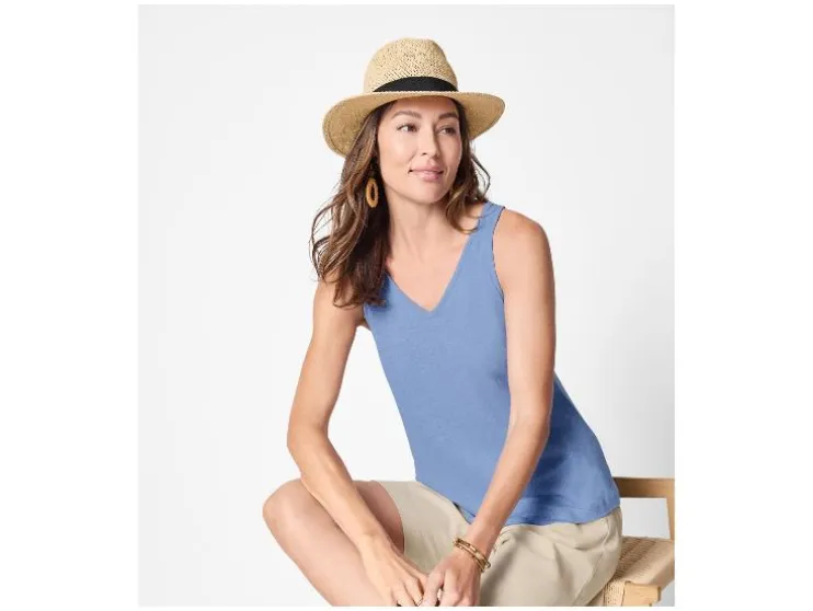 Top de mujer con lino