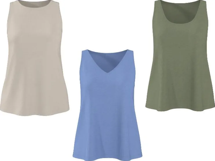 Top de mujer con lino
