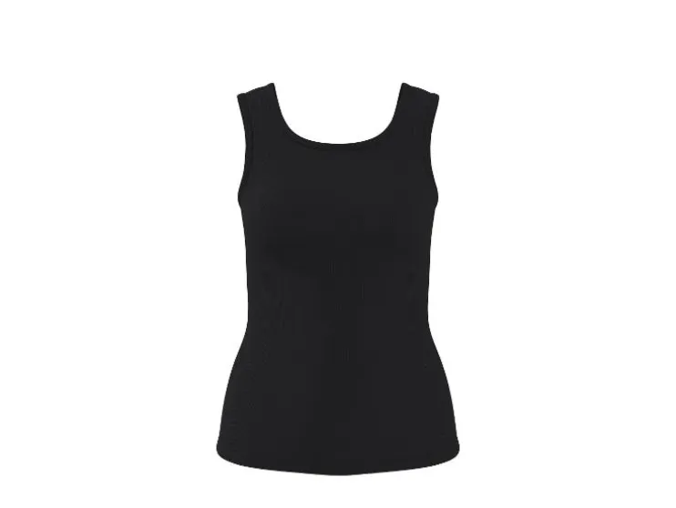 Tops de canalé para mujer, 2 unidades.