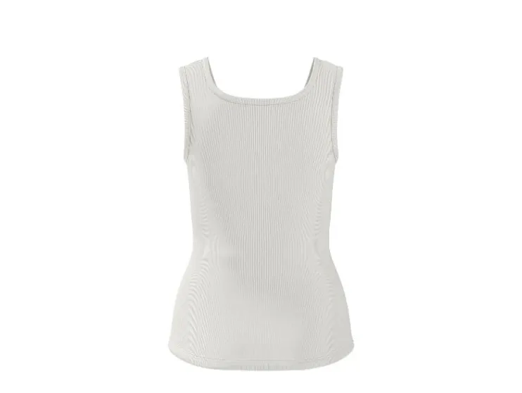 Tops de canalé para mujer, 2 unidades.