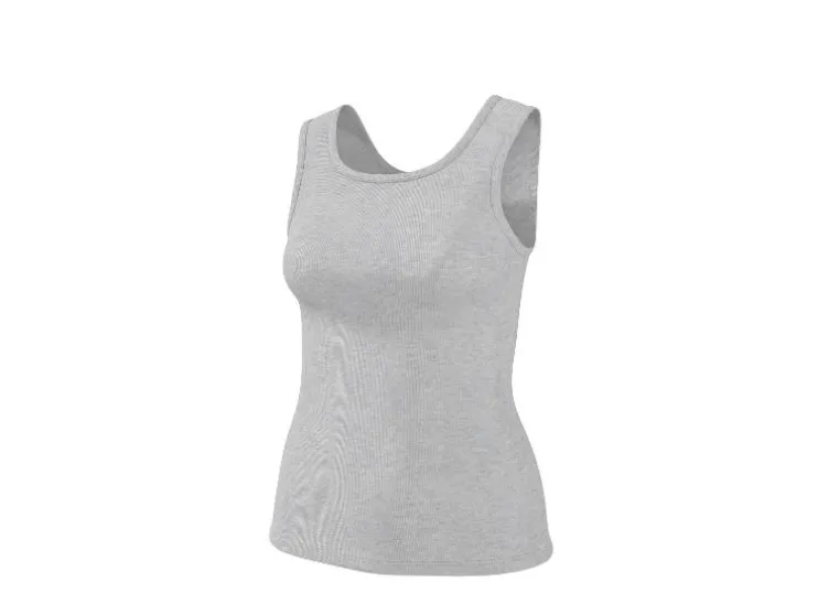 Tops de canalé para mujer, 2 unidades.
