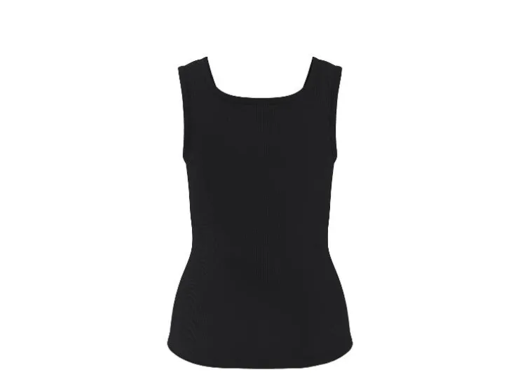 Tops de canalé para mujer, 2 unidades.