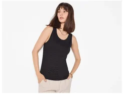 Tops de canalé para mujer, 2 unidades.