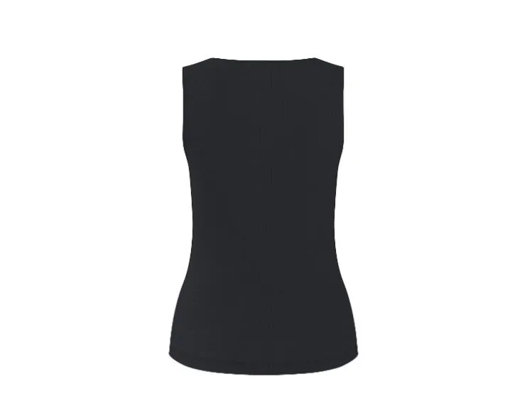 Tops de canalé para mujer, 2 unidades.