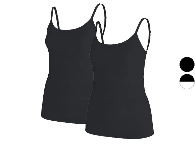 Tops de tirantes de mujer, 2 unidades.