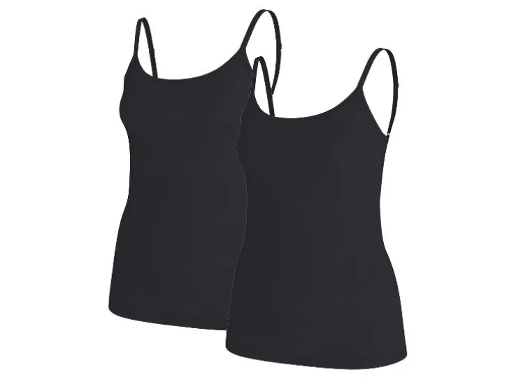 Tops de tirantes de mujer, 2 unidades.
