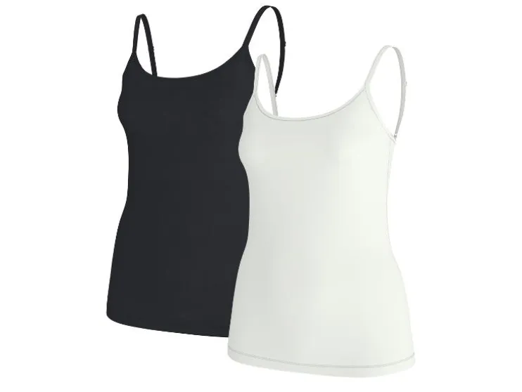 Tops de tirantes de mujer, 2 unidades.