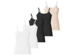 Tops de tirantes para mujer, 5 unidades.